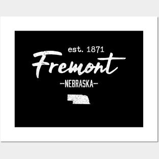 Fremont Nebraska City State Vintage Posters and Art